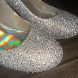 Sparkly heels